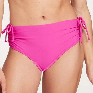 CALIA Ruched Bikini  Swim Bottoms Lush Berry